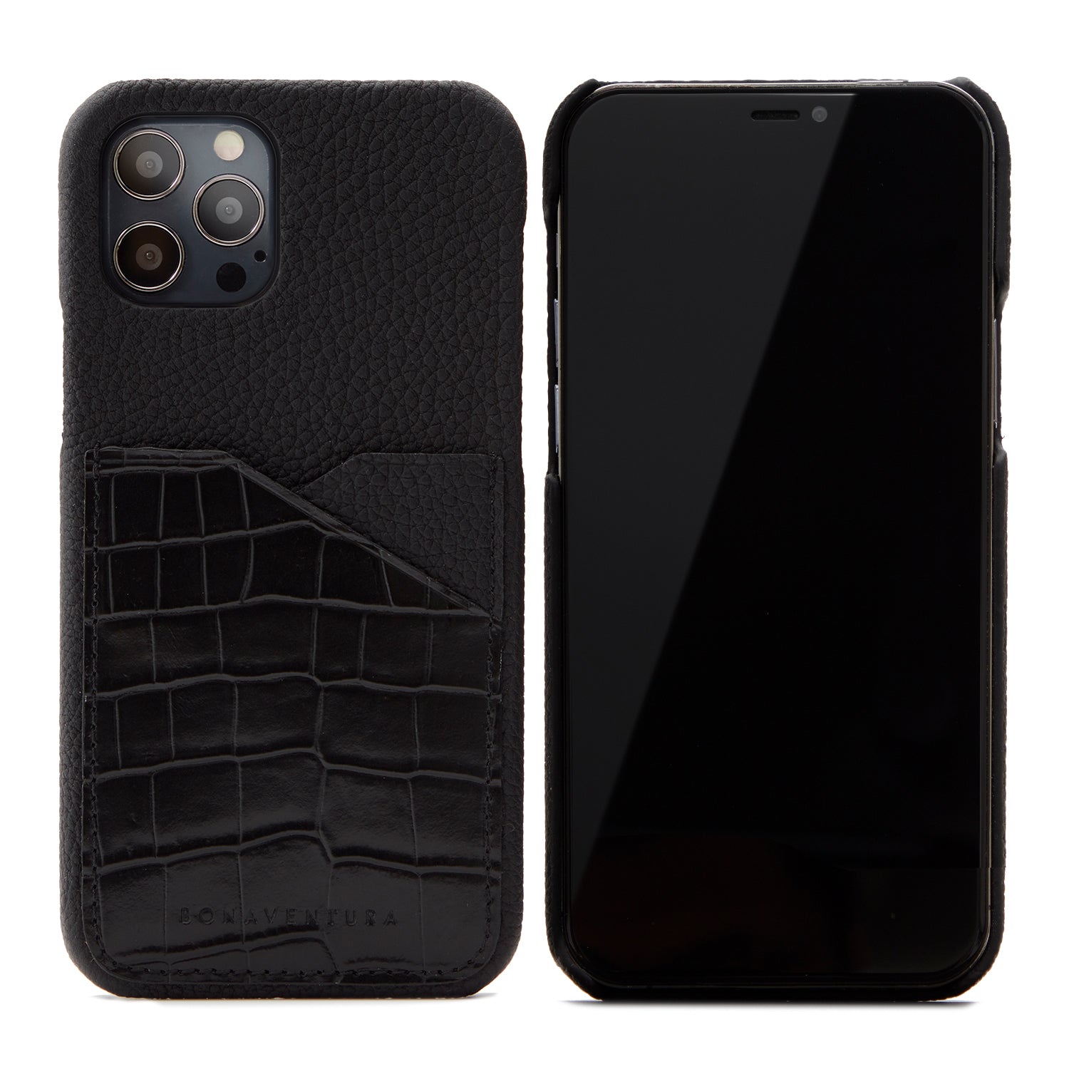 Back Cover Embossed Croco Leather (iPhone 12 Pro Max)