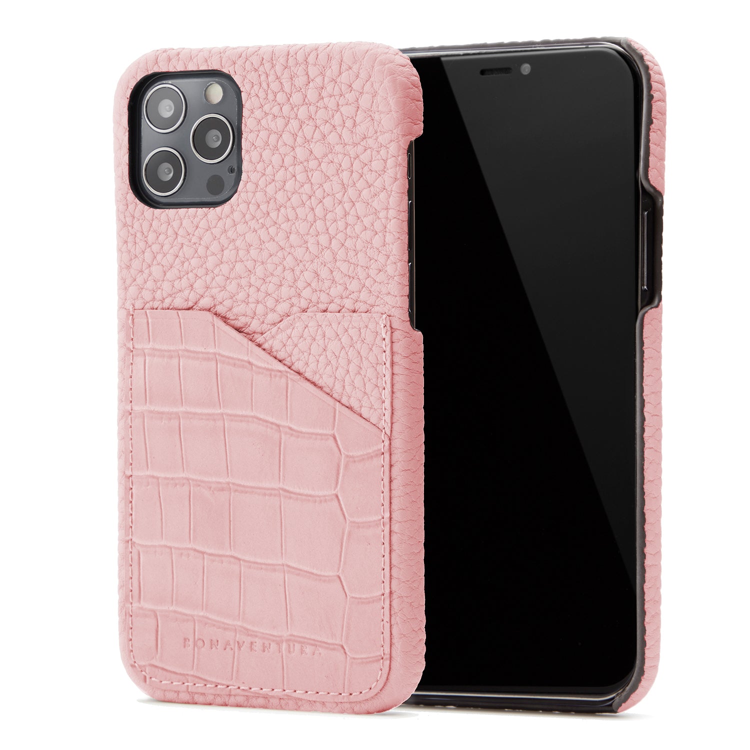 Back Cover Embossed Croco Leather (iPhone 12 Pro Max)