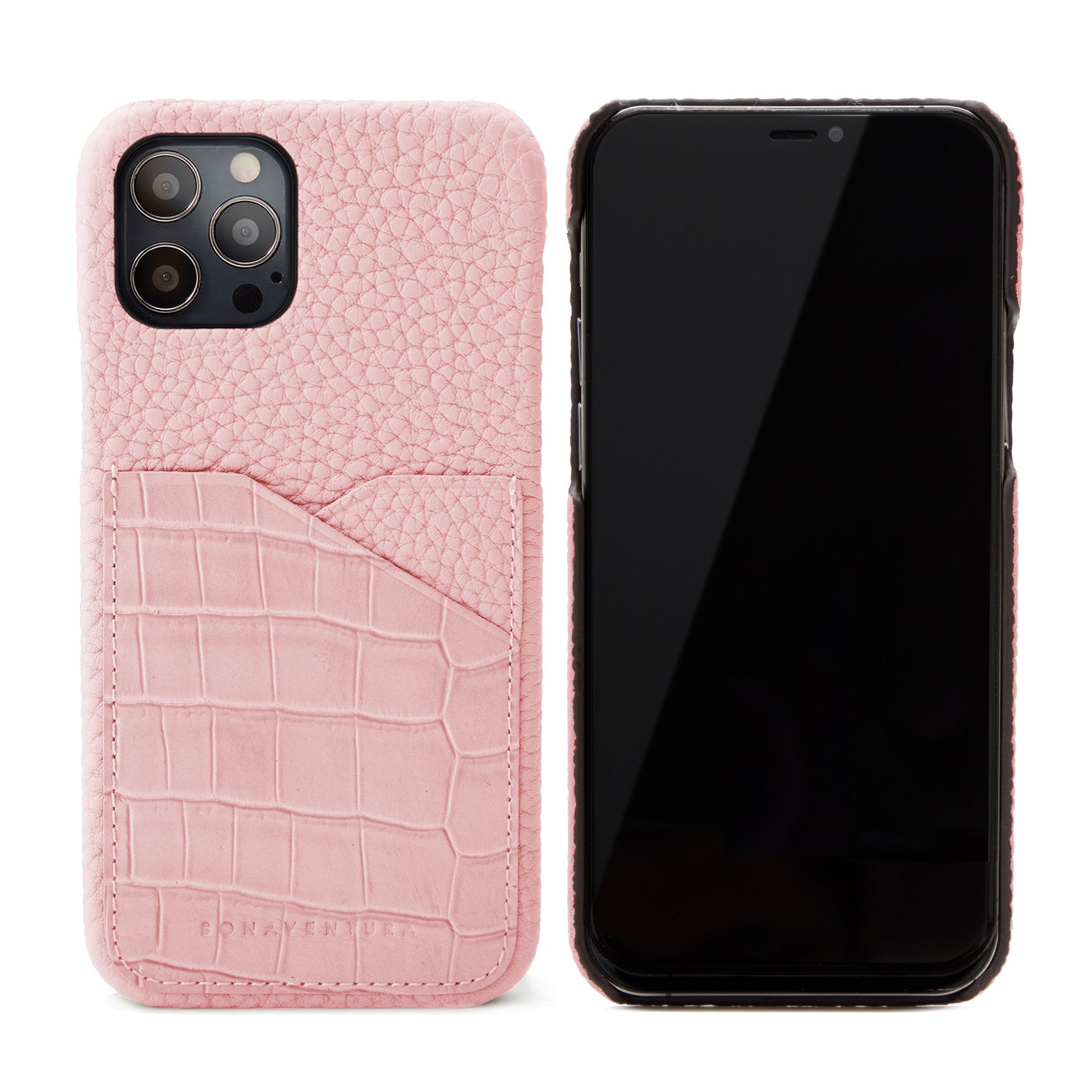 Back Cover Embossed Croco Leather (iPhone 12 Pro Max)