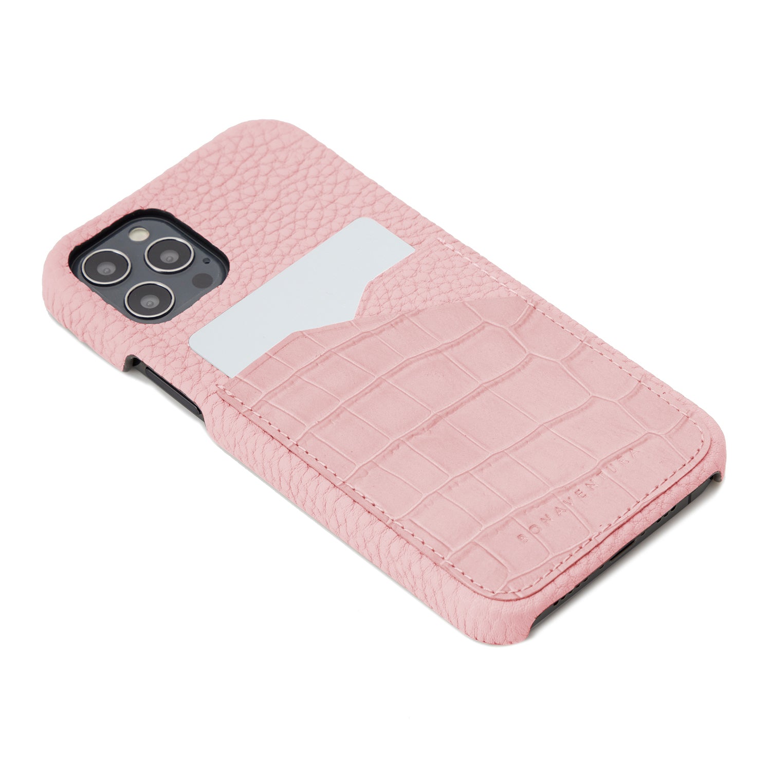 Back Cover Embossed Croco Leather (iPhone 12 Pro Max)