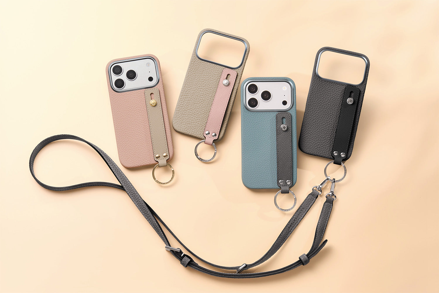 BONAVENTURA iPhone 16pro ケース＆ストラップ iPhone 16 Pro) ダイアリーケース シュリンクレザー – BONAVENTURA