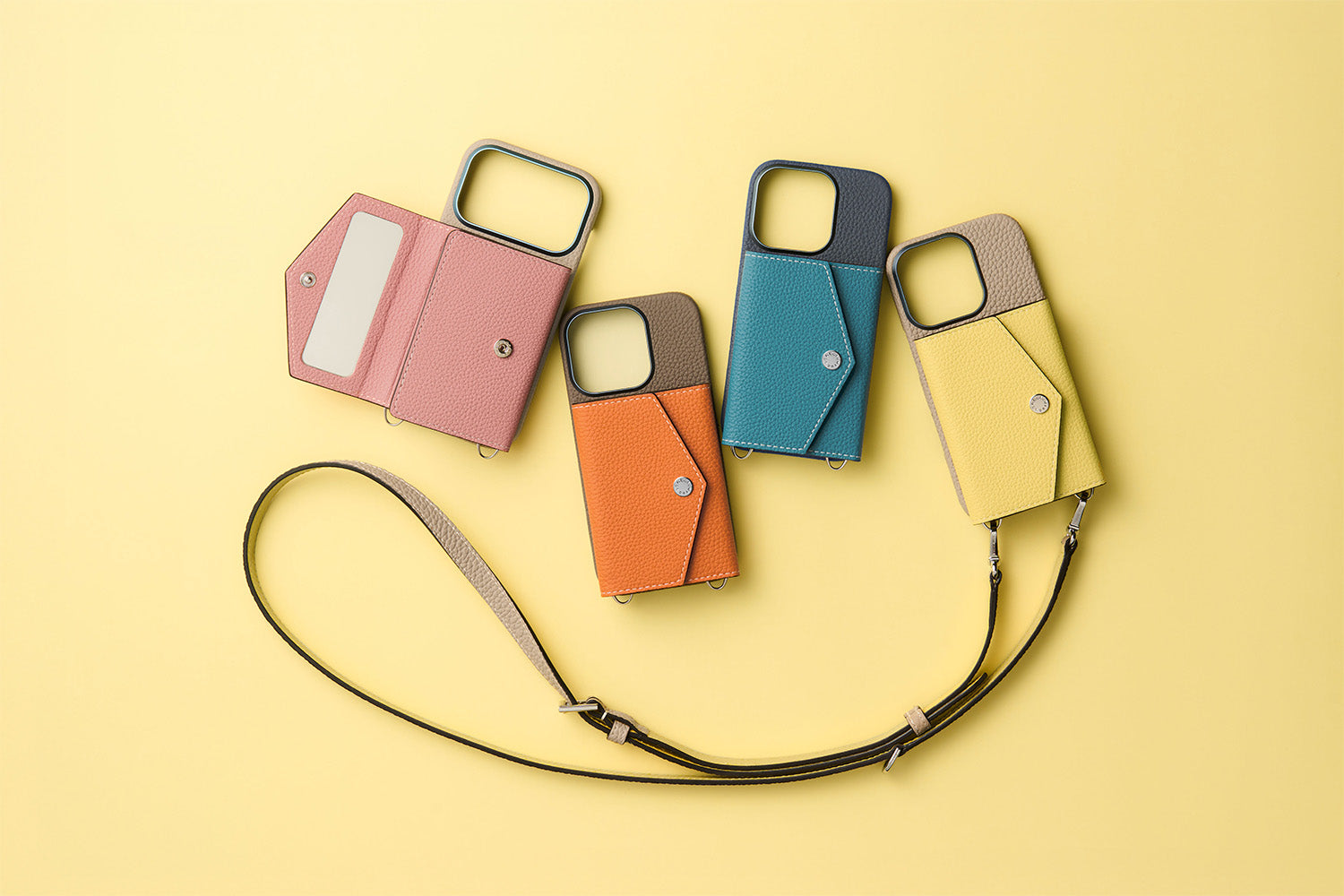 iPhone 15 Pro) ダイアリーケース ノービレレザー – BONAVENTURA (ボナ