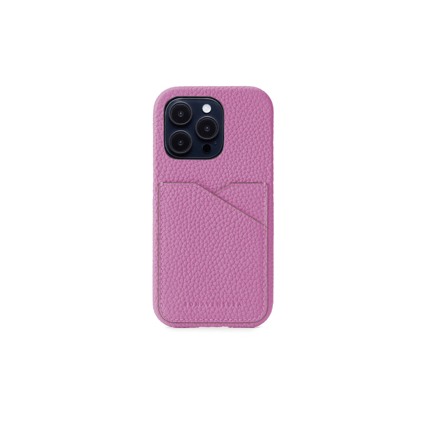 (iPhone 14 Pro) Back Cover Case Shrink Leather