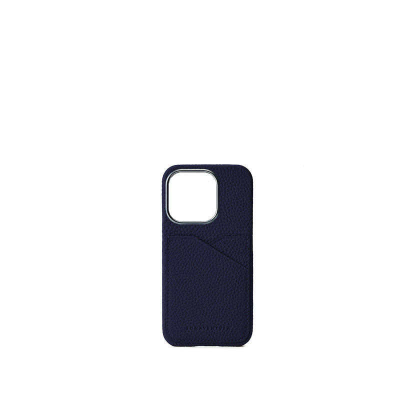(iPhone 15 Pro) Back Cover Case Shrink Leather