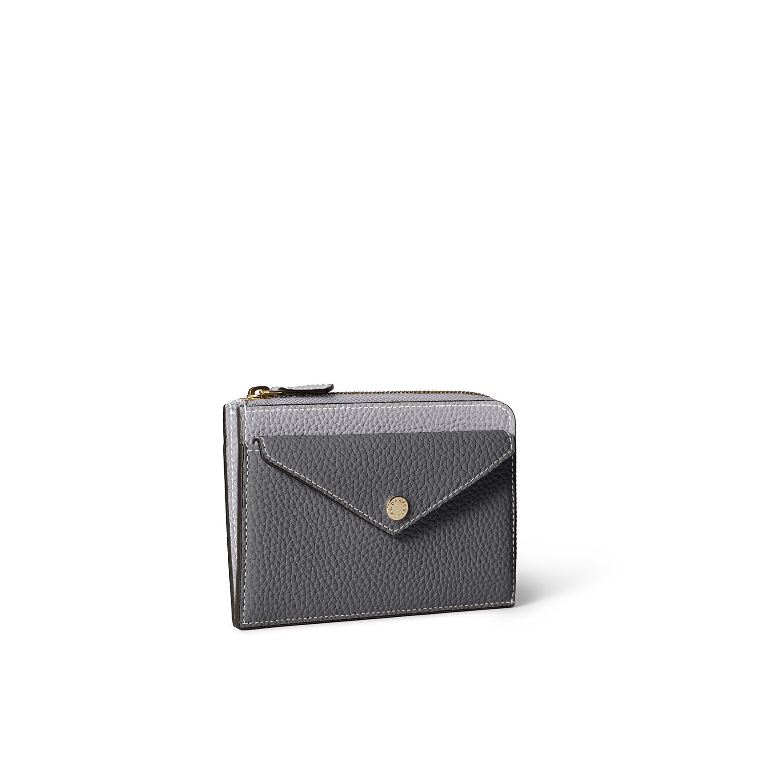 Envelope Zip Wallet Shrink Leather