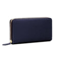 Long Zip Wallet In Shrink Leather