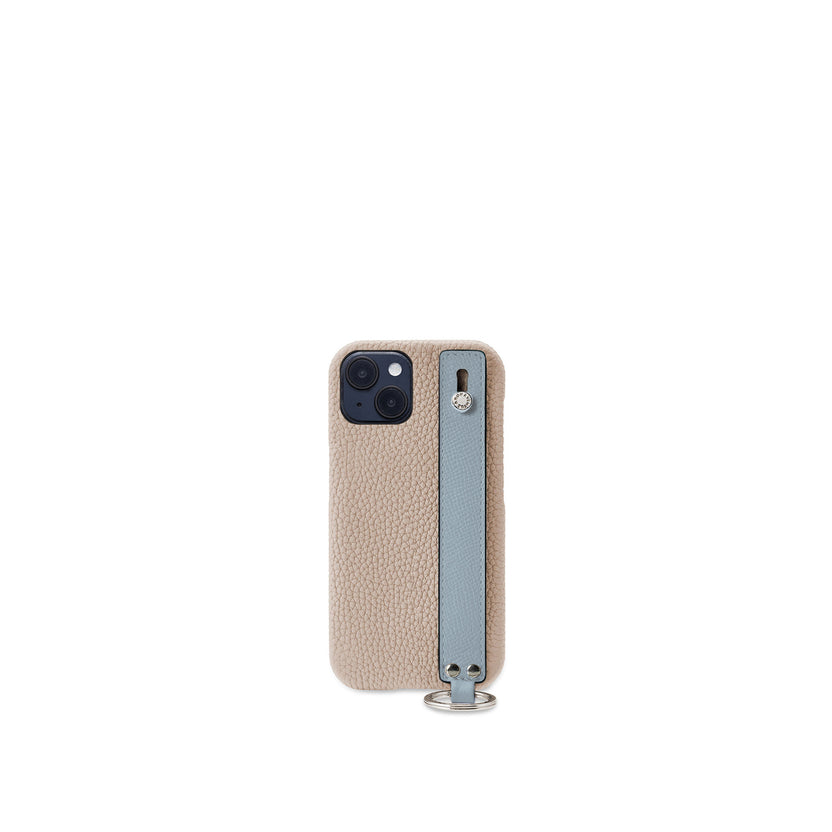 (iPhone 14) 핸들 포함 후면 커버 케이스 수축 가죽