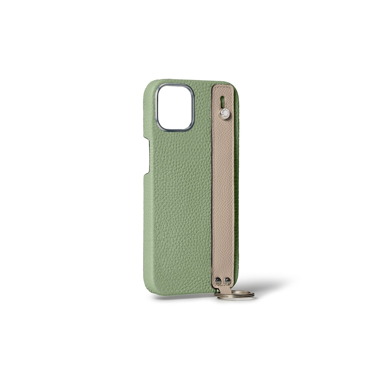 Back Cover Case with Handle Bottalato Leather (iPhone 15)