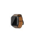 노브레사 Apple Watch 가죽 밴드【38 mm/40 mm/41 mm, S/M 사이즈】 (어댑터：블랙)