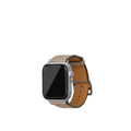 ノービレ Apple Watch レザーバンド【38mm/40mm/41mm/42mm, S/Mサイズ】 (アダプター：シルバー)