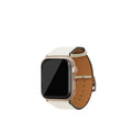 Nobile Leather Apple Watch Band M/l 42/44/45/49mm (Gold Adapter)