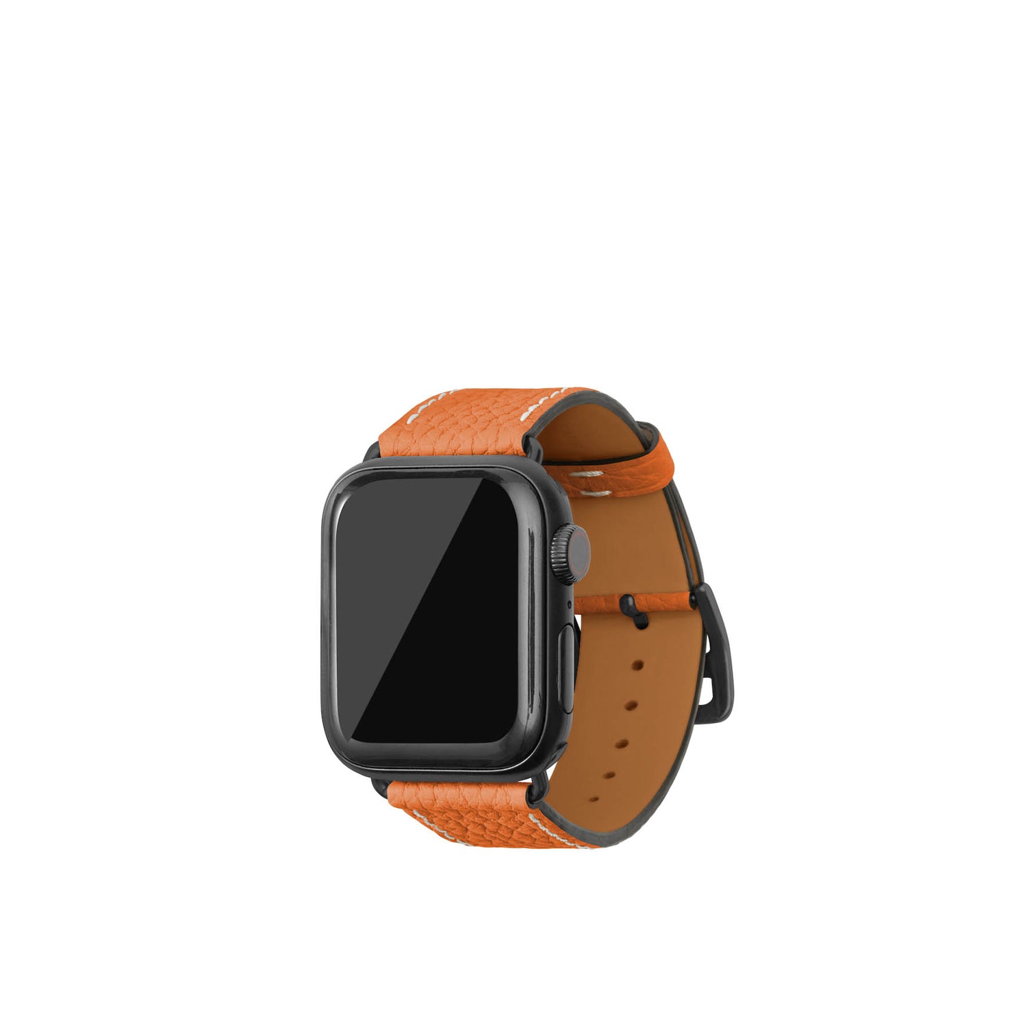Apple Watch 가죽 밴드【38 mm/40 mm/41 mm, M/L 사이즈】 (어댑터：블랙)