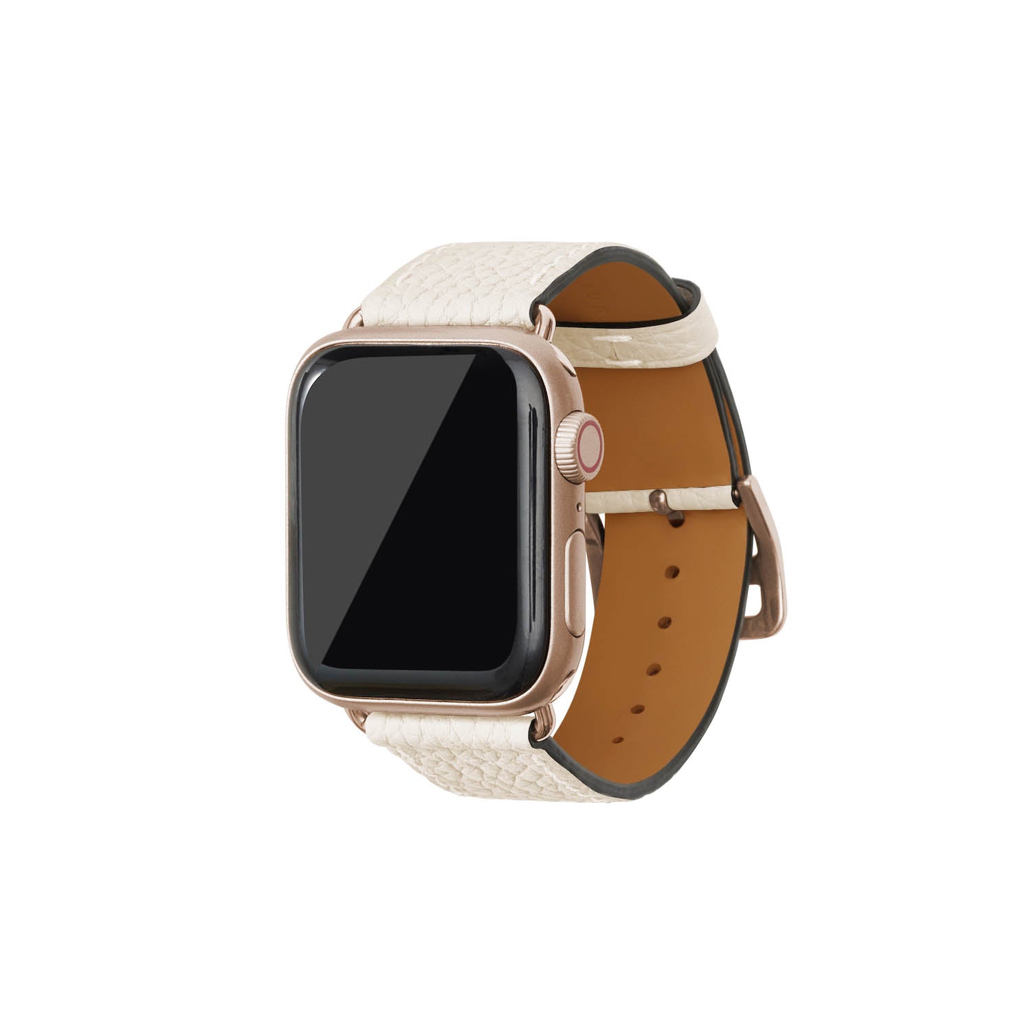 Apple Watch 가죽 밴드【38 mm/40 mm/41 mm, M/L 사이즈】 (어댑터：골드)