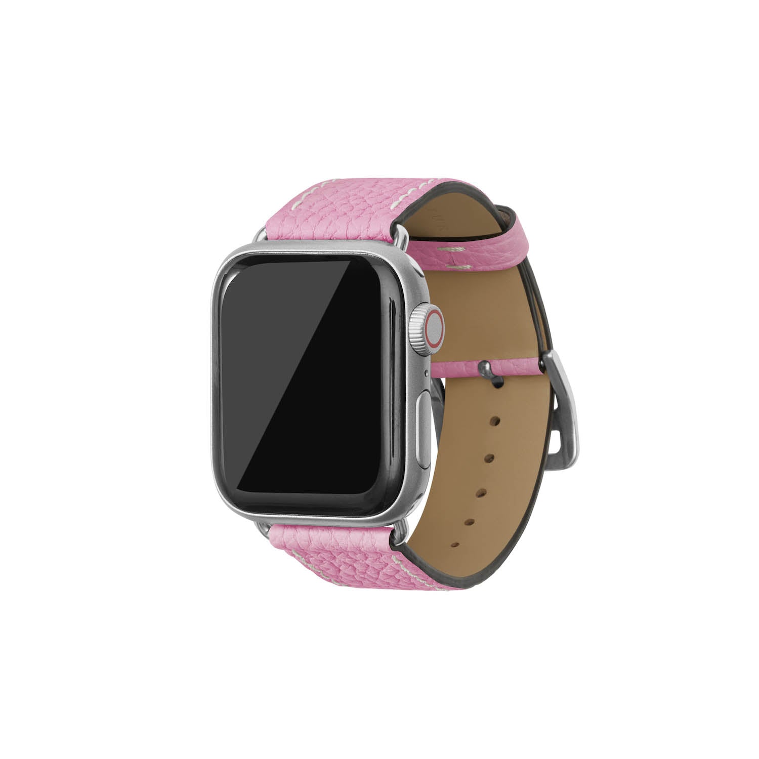 Apple Watch 가죽 밴드【38 mm/40 mm/41 mm, M/L 사이즈】 (어댑터：실버)