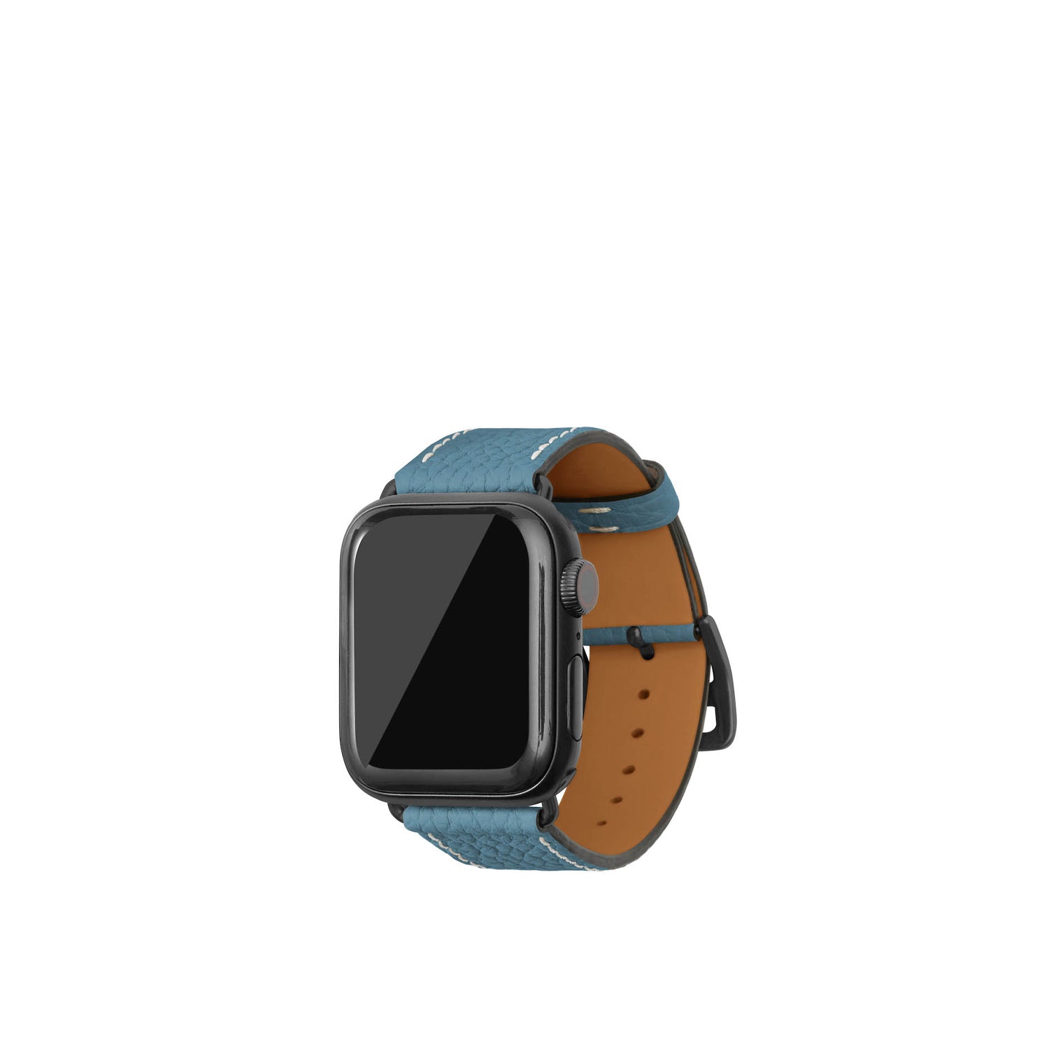 Apple Watch 가죽 밴드【38 mm/40 mm/41 mm, S/M 사이즈】 (어댑터：블랙)