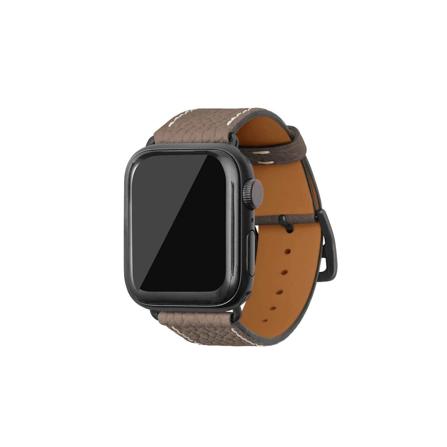 Apple Watch 가죽 밴드【38 mm/40 mm/41 mm, S/M 사이즈】 (어댑터：블랙)
