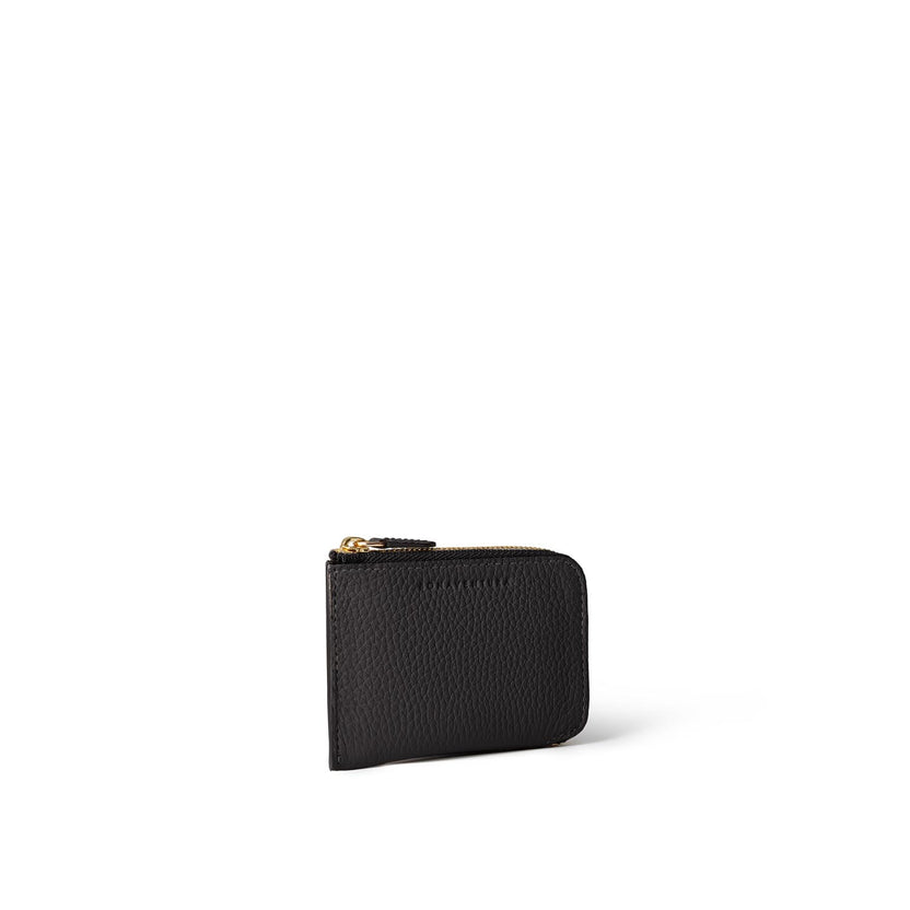 Square Card Coin Case Shrink Leather (Small)