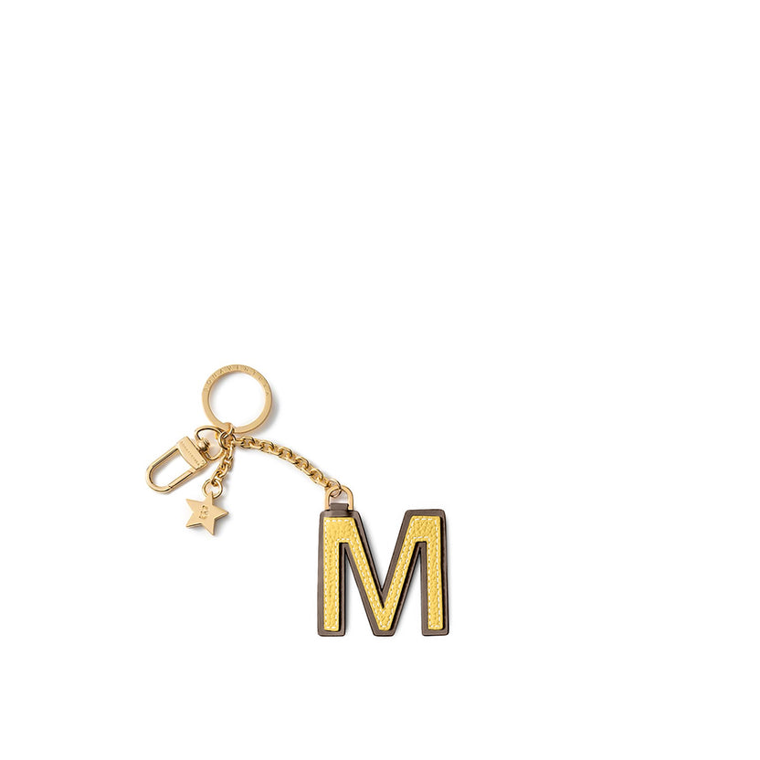 イニシャルチャーム キーホルダー (M)