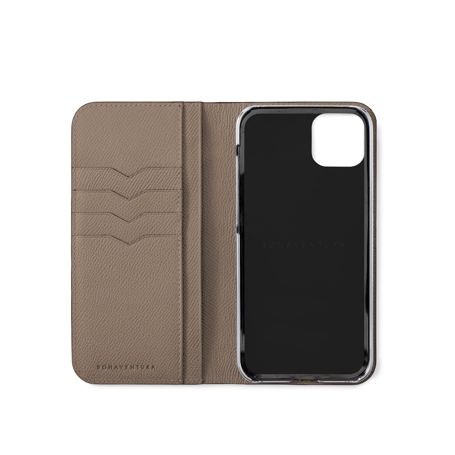 iPhone 14 Plus) 다이어리 케이스 노브 레서 가죽 – BONAVENTURA (ボナ