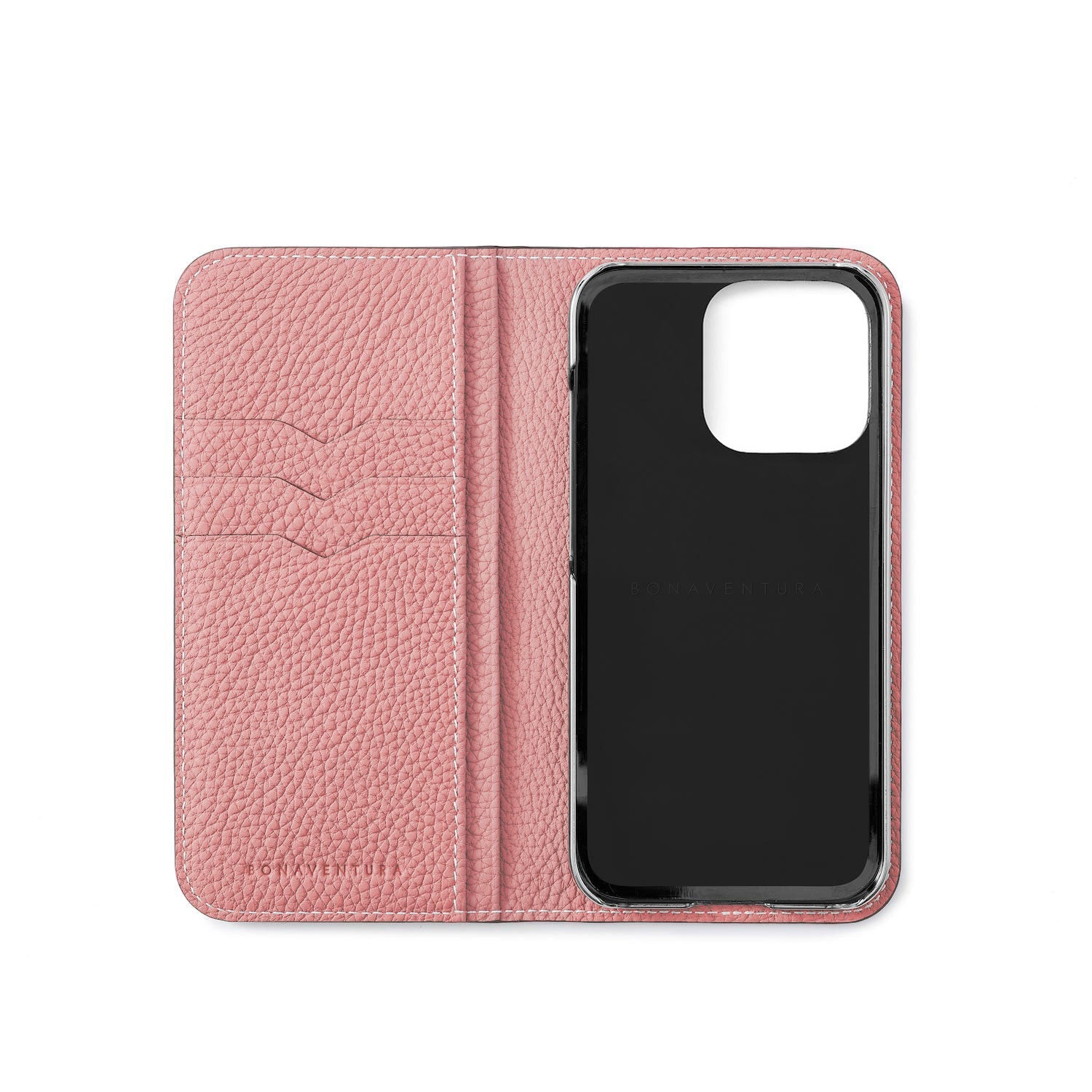 iPhone 15 Pro) ダイアリーケース シュリンクレザー – BONAVENTURA