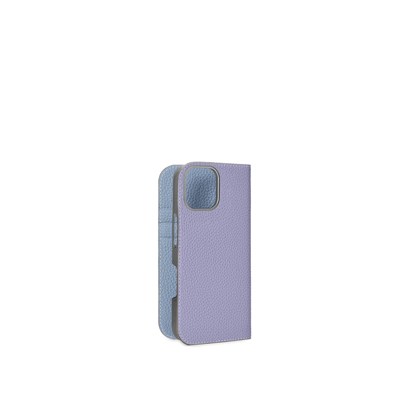 (iPhone 16) ダイアリーケース シュリンクレザー