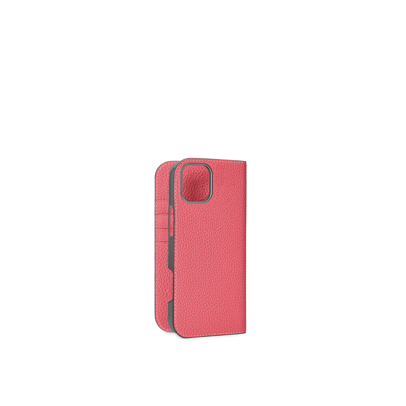 【オンライン限定】 (iPhone 16 Plus) ダイアリーケース シュリンクレザー