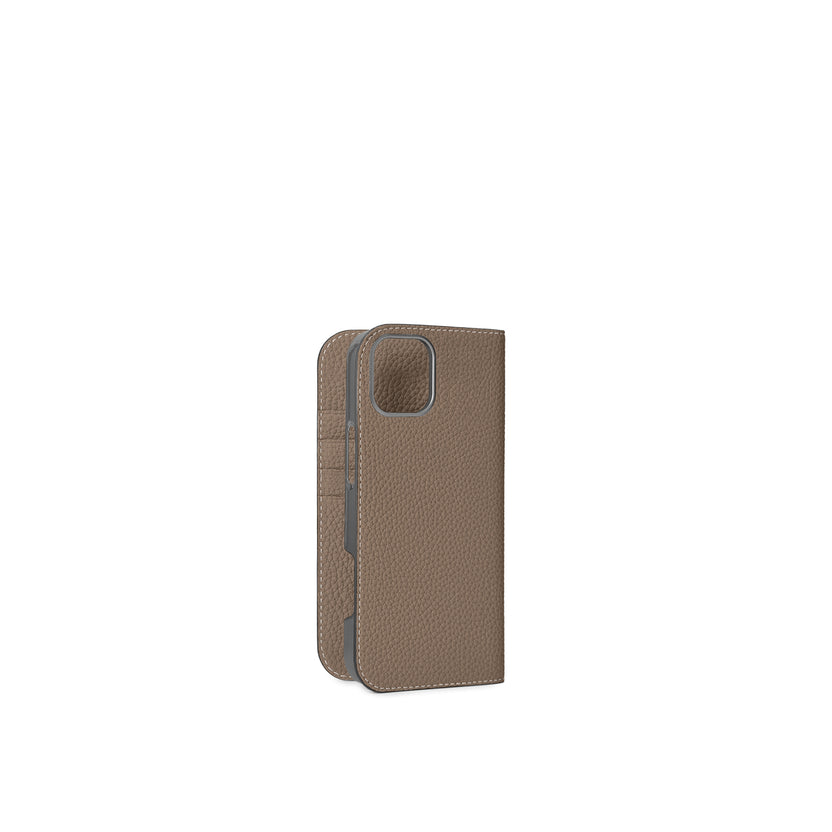 【オンライン限定】 (iPhone 16 Plus) ダイアリーケース シュリンクレザー