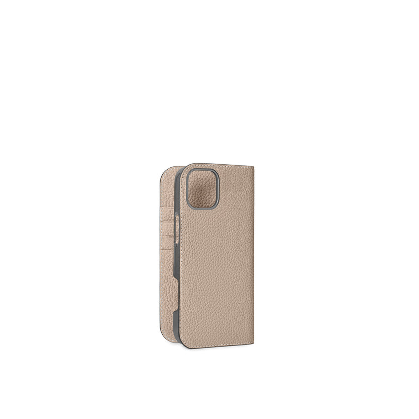 【オンライン限定】 (iPhone 16 Plus) ダイアリーケース シュリンクレザー