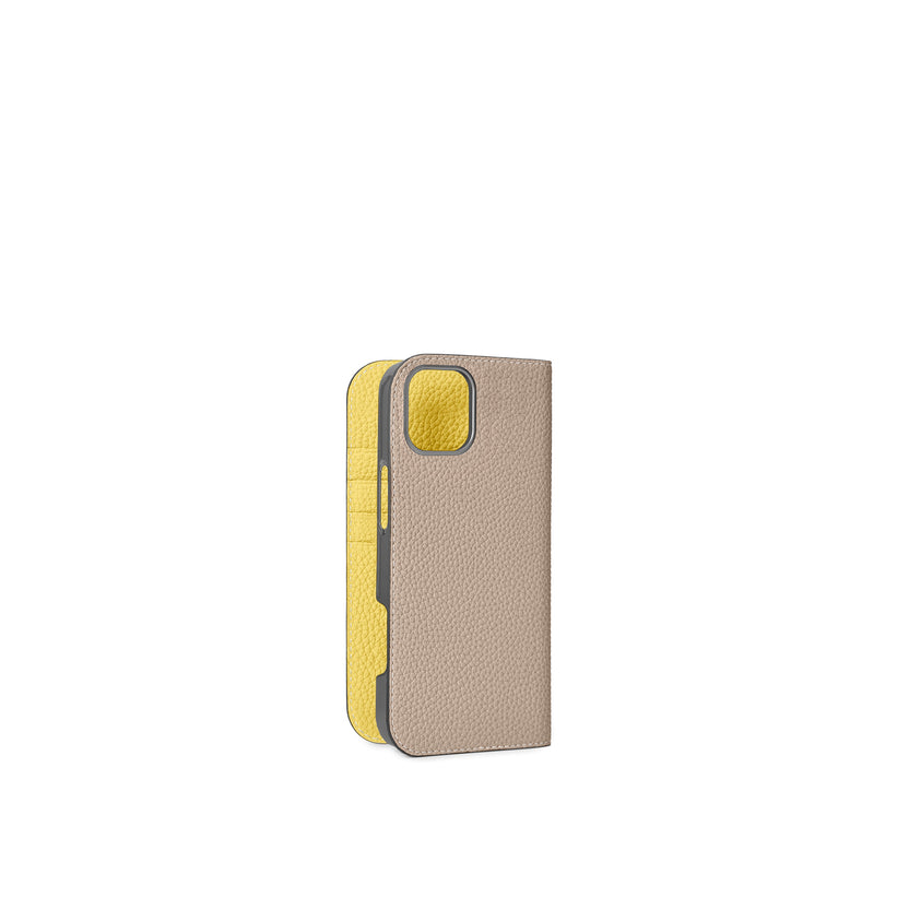 【オンライン限定】 (iPhone 16 Plus) ダイアリーケース シュリンクレザー