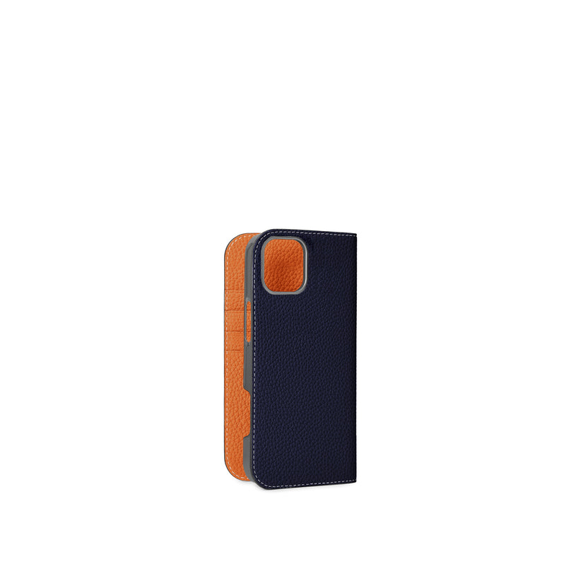 【オンライン限定】 (iPhone 16 Plus) ダイアリーケース シュリンクレザー