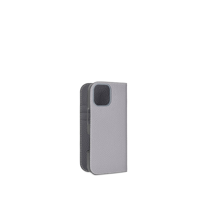 (iPhone 17) ダイアリーケース シュリンクレザー