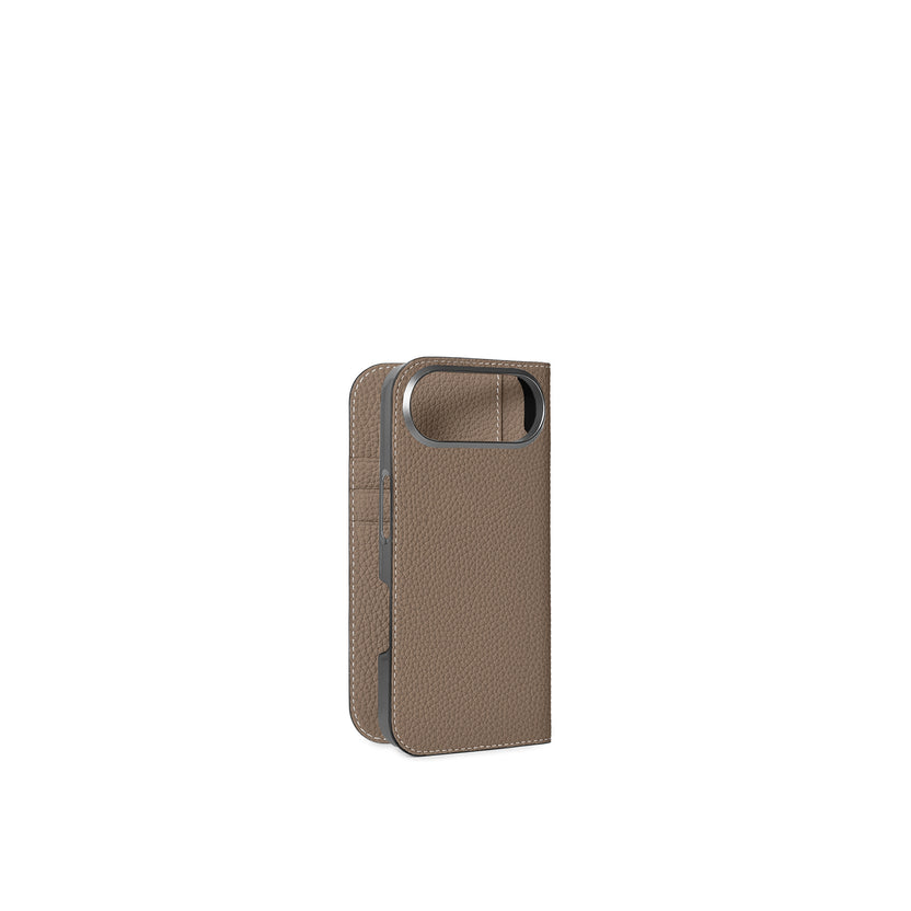 【オンライン限定】 (iPhone Air) ダイアリーケース シュリンクレザー