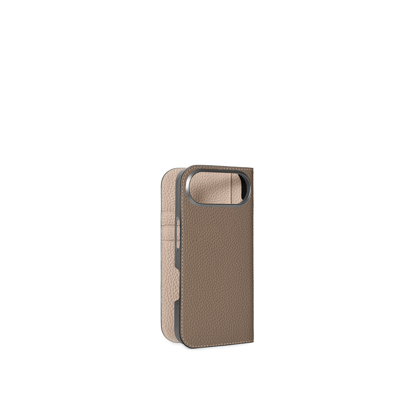 【オンライン限定】 (iPhone Air) ダイアリーケース シュリンクレザー