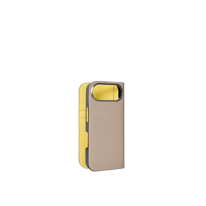 【オンライン限定】 (iPhone Air) ダイアリーケース シュリンクレザー