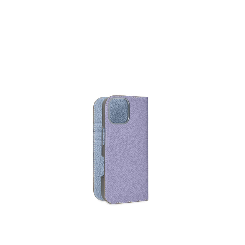(iPhone 17) ダイアリーケース シュリンクレザー