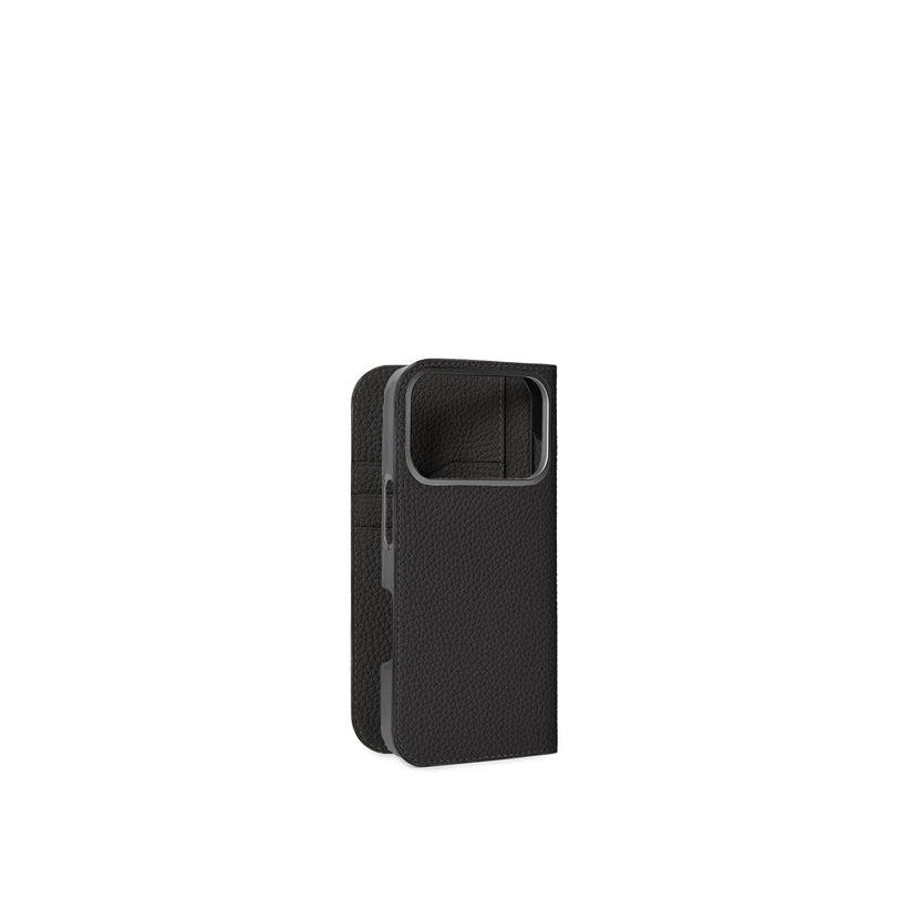 (iPhone 17 Pro) ダイアリーケース シュリンクレザー