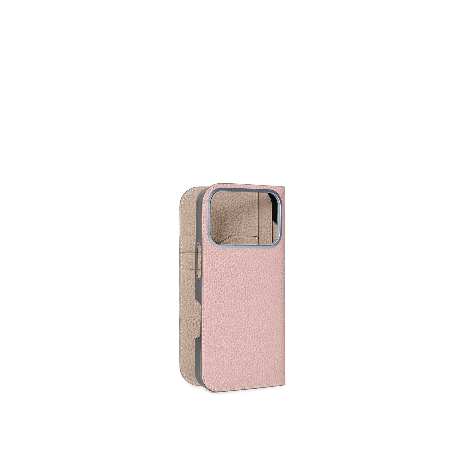 (iPhone 17 Pro) Diary Case Shrink Leather