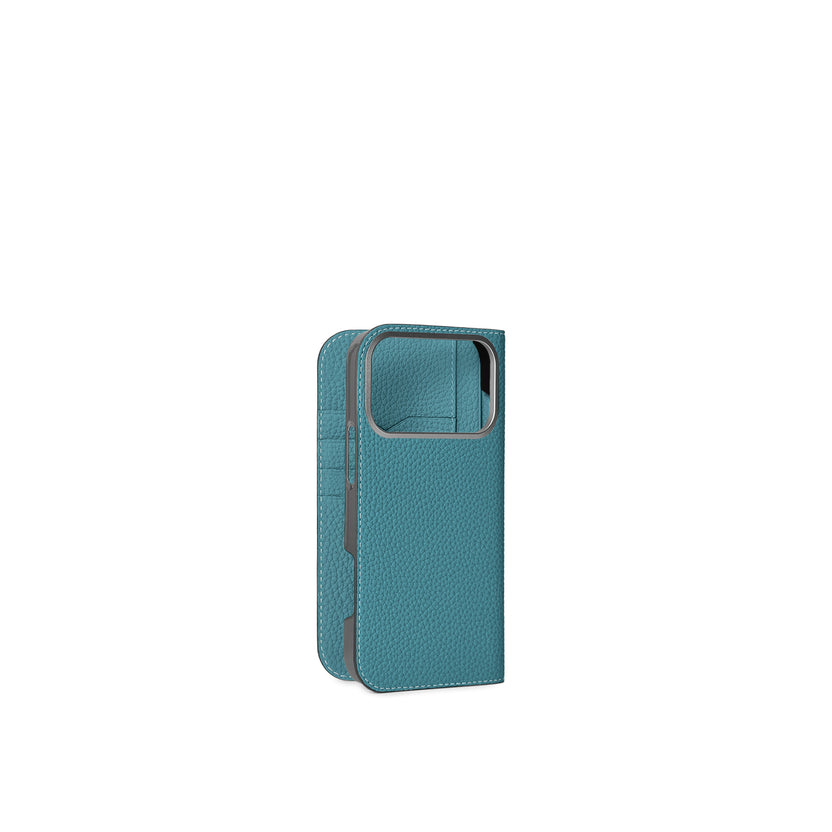 (iPhone 17 Pro Max) ダイアリーケース シュリンクレザー