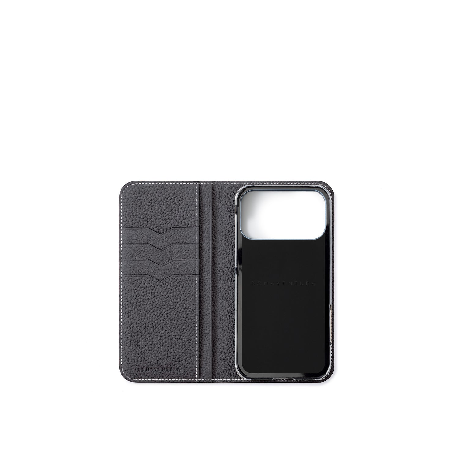 iPhone 17 Pro Max) ダイアリーケース シュリンクレザー – BONAVENTURA