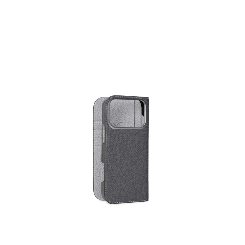 (iPhone 18 Pro Max) ダイアリーケース シュリンクレザー