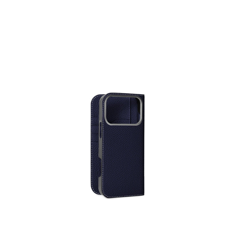 (iPhone 18 Pro Max) ダイアリーケース シュリンクレザー