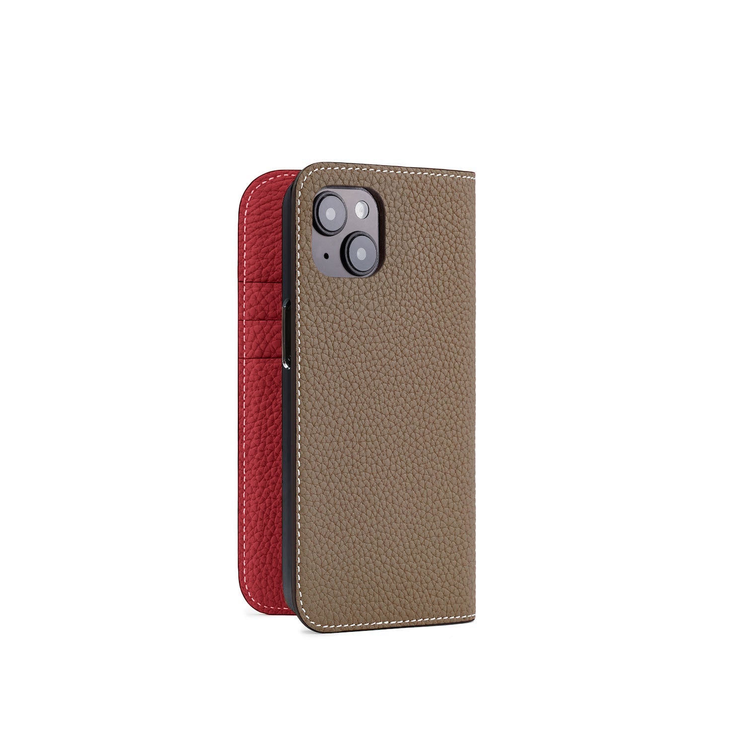 Diary Case Shrink Leather (iPhone 15)