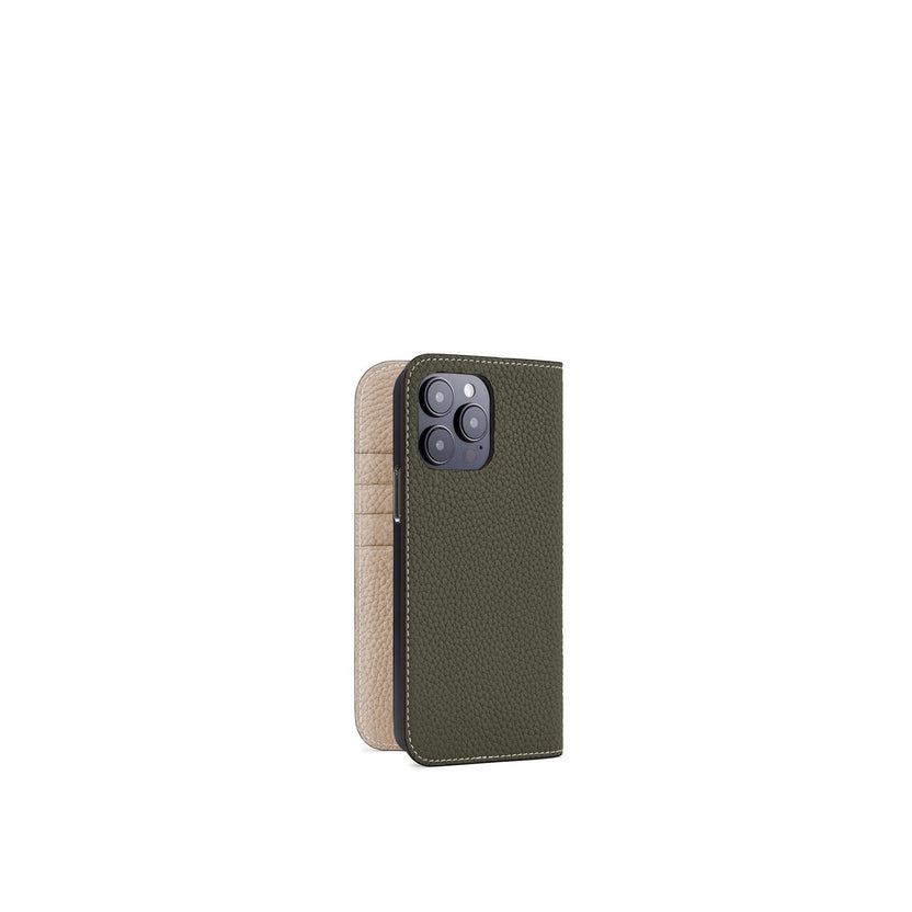 Diary Case Shrink Leather (iPhone 15 Pro Max)
