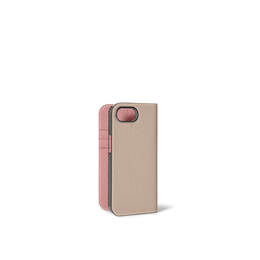 (iPhone 17e / 16e) ダイアリーケース シュリンクレザー