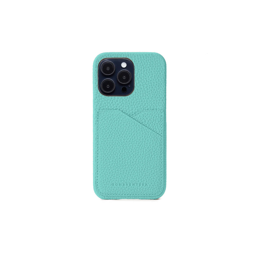 (iPhone 14 Pro) Back Cover Case Shrink Leather