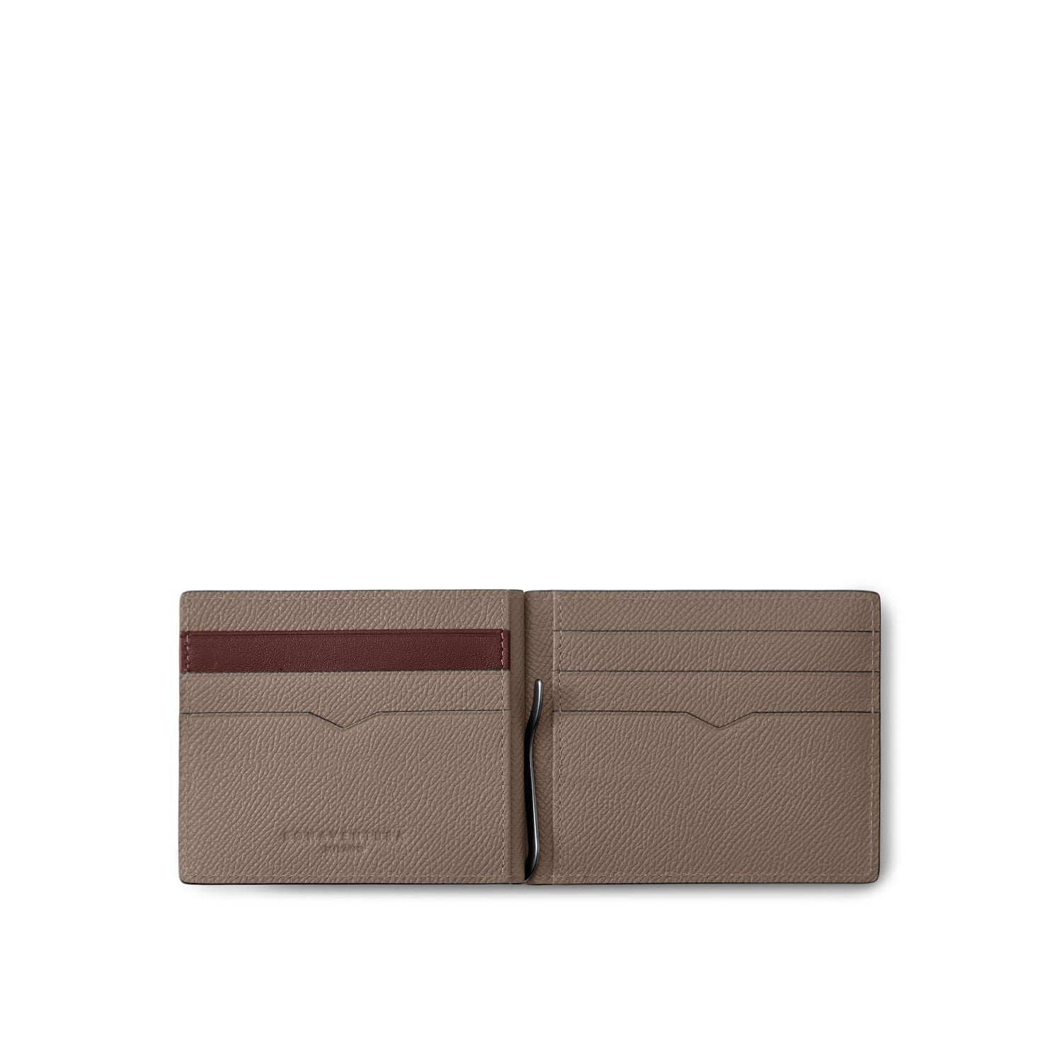Bicolor Bifold Bill Clip with Coin Pocket Nobile Leather