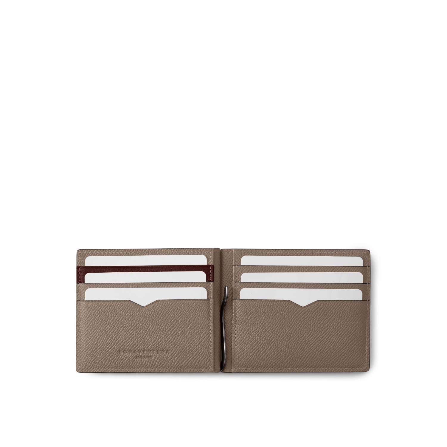 Bicolor Bifold Bill Clip with Coin Pocket Nobile Leather