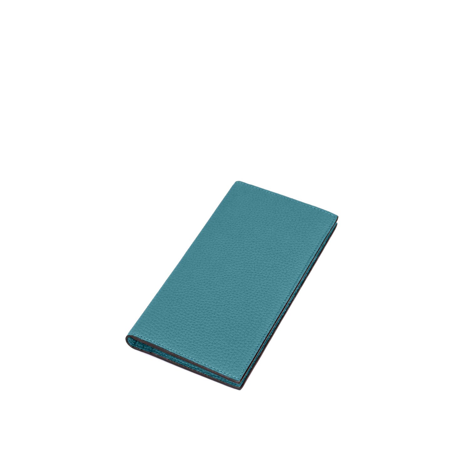 롱 지갑 수축 가죽