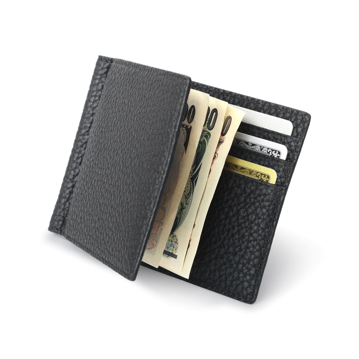 BONAVENTURA マネークリップ Bifold Bill Clip With Coin Case Shrink Leather – BONAVENTURA (ボナ