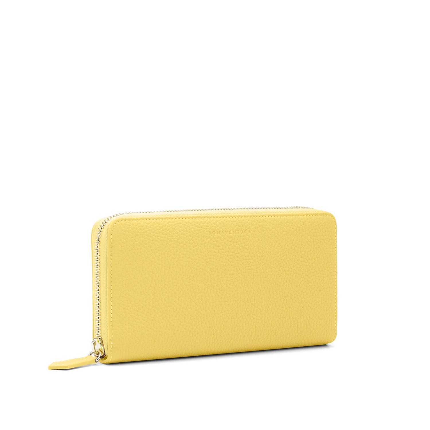 롱 Zip 지갑 수축 가죽